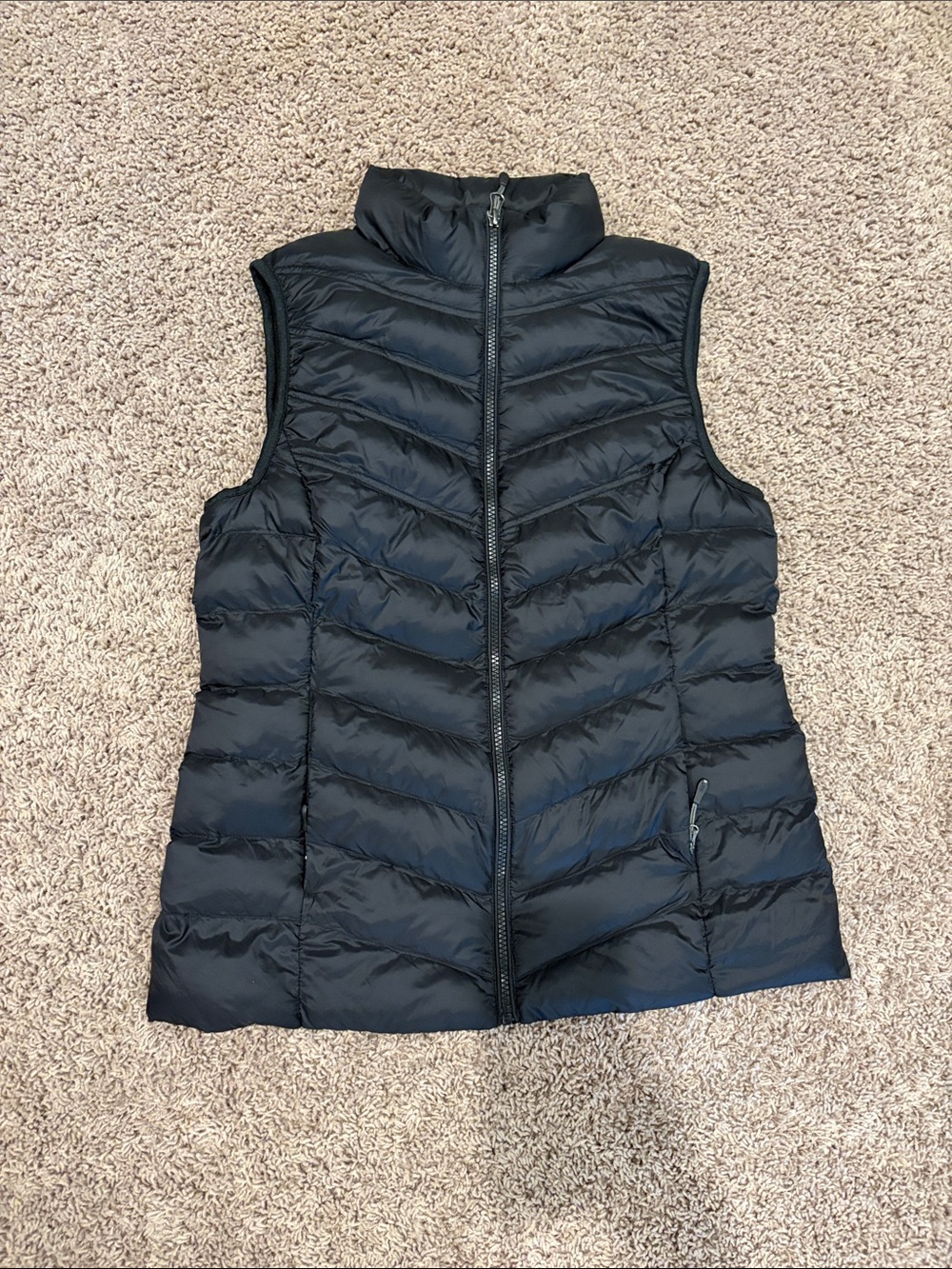 32 Degrees Black Quilted Puffer Vest